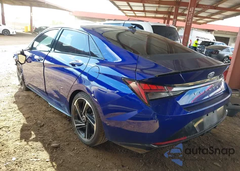 2021 Hyundai Elantra N Line from USA, damaged, VIN KMHLR4AF2MU146715